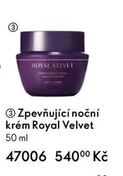 Zpevňující noční krém Royal Velvet
