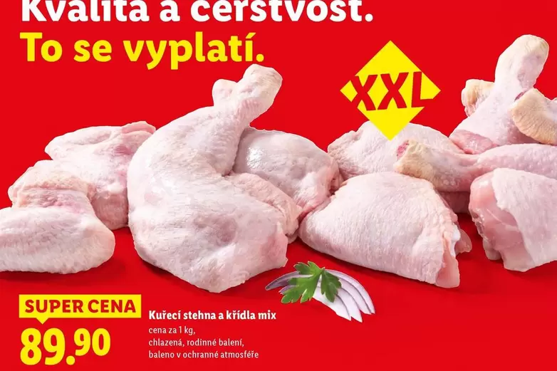 Super - Kuřecí stehna a křidla mix