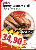 Šproty uzené v oleji