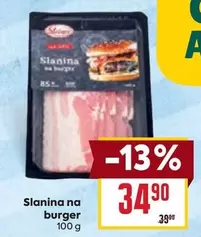 Slanina na burger