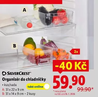 Organizér do chladničky