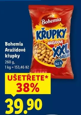 Bohemia - Arašídové křupky