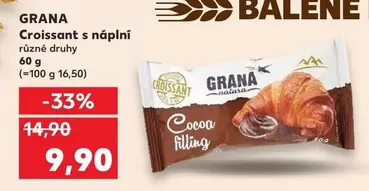 Croissant s náplní