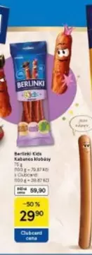 Berlinki Kids Kabanos klubány