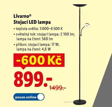 Stojací LED lampa