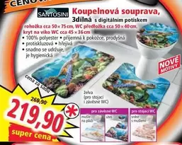 Super - Koupelnová souprava, 3dílná