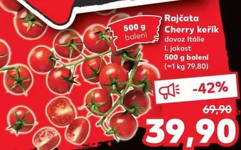 Rajčata Cherry keřík