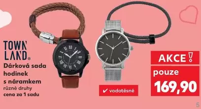 Dárková sada hodinek s náramkem