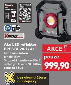 Aku LED reflektor PPBSTA 20-Li A1