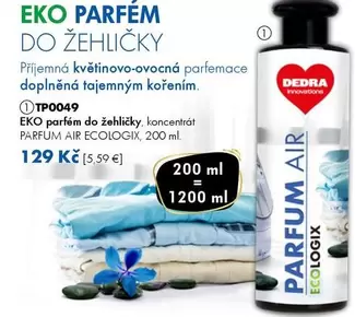EKO PARFÉM DO ŽEHLIČKY, koncentrát PARFUM AIR ECOLOGIX, 200 ml