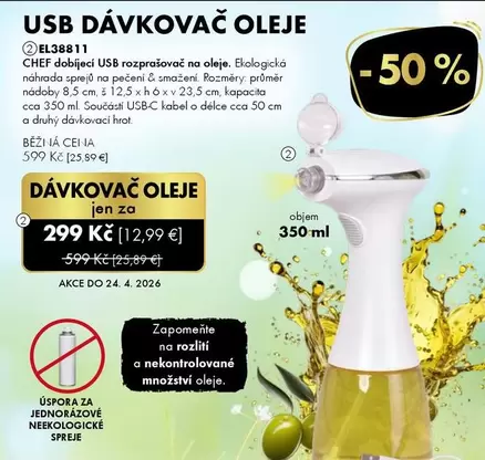 DÁVKOVAČ OLEJE EL38811