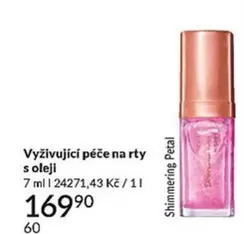 Vyživující péče na rty s oleji