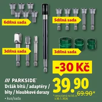 Držák bitů / adaptéry / bity/ hloubkové dorazy