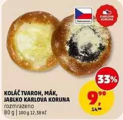 KOLÁČ TVAROH, MÁK, JABLKO