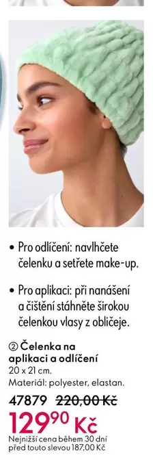 Čelenka na aplikaci a odličeni
