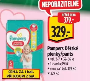 Dětské plenky/pants