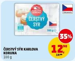 ČERSTVÝ SÝR KARLOVA KORUNA