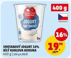 SMETANOVÝ JOGURT 10% BÍLÝ