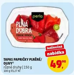 TAPAS PAPRIČKY PLNĚNÉ/ OLIVY*