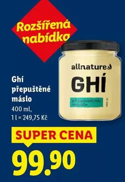 Super - Ghí přepuštěné máslo