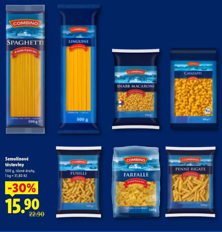 Semožnové těstoviny