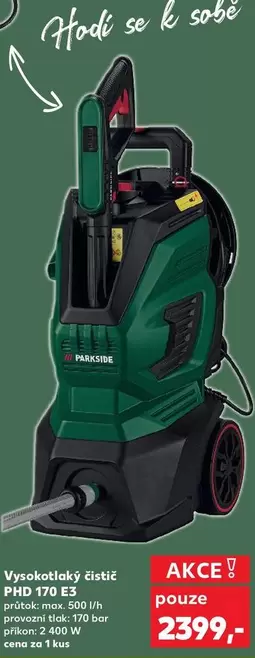 Vysokotlaký čistič PHD 170 E3
