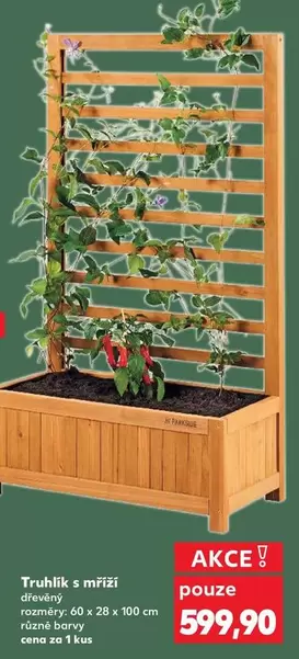 Truhlík s mříží