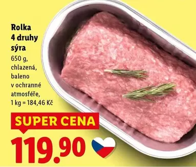 Super - Rolka 4 druhy sýra