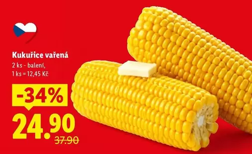 Kukuřice vařená