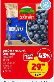 BORŮVKY MRAZIVÁ ČERSTVOST