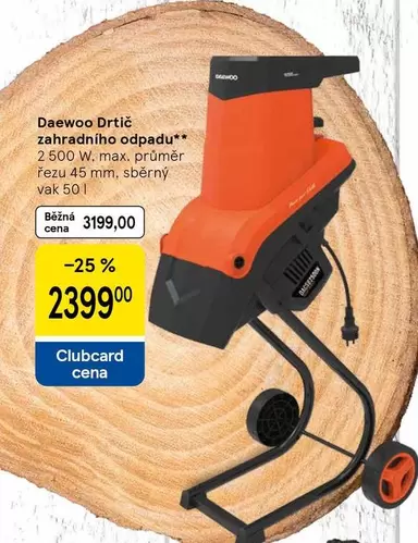 Drtič zahradního odpadu**