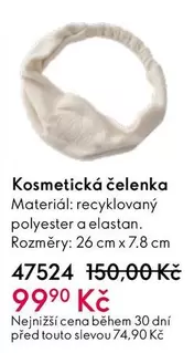 Kosmetická čelenka