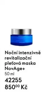 Noční intenzivně revitalizační pleťová maska NovAge+