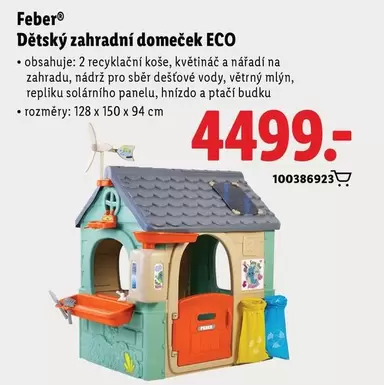 Dětský zahradní domeček ECO