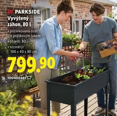 Vyvýšený záhon, 80 l