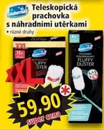Super - Teleskopická prachovka s náhradními utěrkami