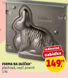 FORMA NA ZAJÍČKA