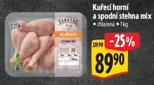 Kuřecí horní a spodní stehna mix