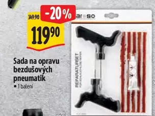 Sada na opravu bezdušových pneumatik