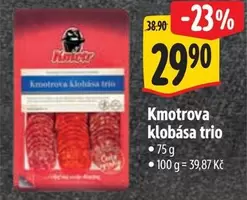 Kmotrova klobása trio