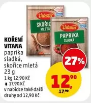paprika sladká, skořice mletá