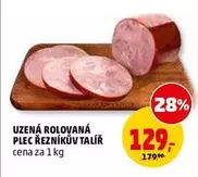Uzená rolovaná plec řezníkův talíř