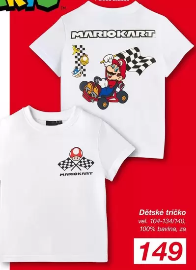 Dětské tričko Mario Kart