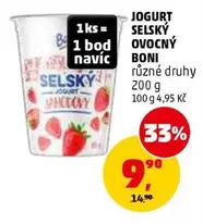 SELKSÝ JOGURT JAHODOVY