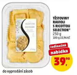 Těstoviny Ravioli s Ricottou