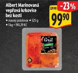 Albert Marinovaná vepřová krkovice bez kosti