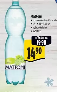 ochucená minerální voda