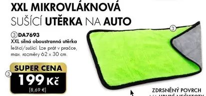 Super - XXL MIKROVLÁKNOVÁ SUŠÍCÍ UTĚRKA NA AUTO DA7693