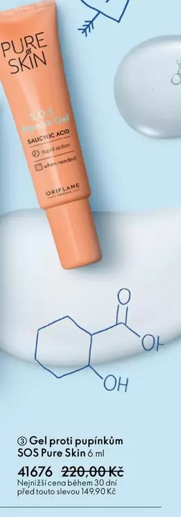 Gel proti pupínkům SOS Pure Skin 6 ml