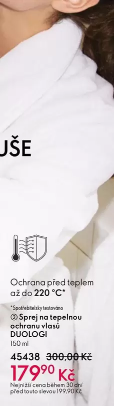 Sprej na tepelnou ochranu vlasů